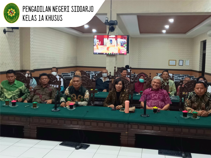 PEMBINAAN BIDANG TEKNIS DAN ADMINISTRASI YUDISIAL OLEH PIMPINAN MAHKAMAH AGUNG RI 28 - 29 AGUSTUS 2023